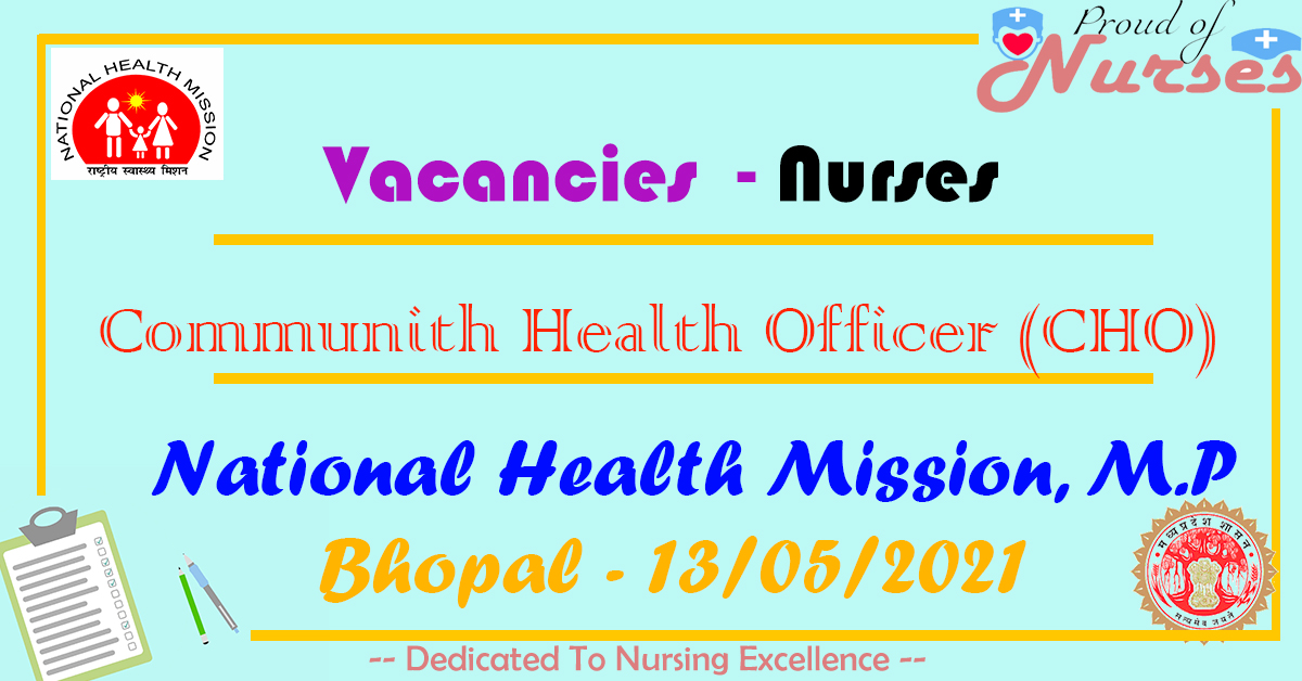 Read more about the article MP NHM CHO RECRUITMENT 2021, Apply Online for POST – 2850 @ nhmmp.gov.in