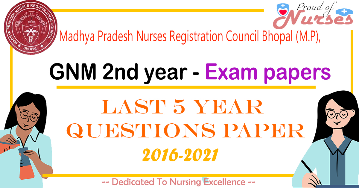 GNM 2nd year exam paper