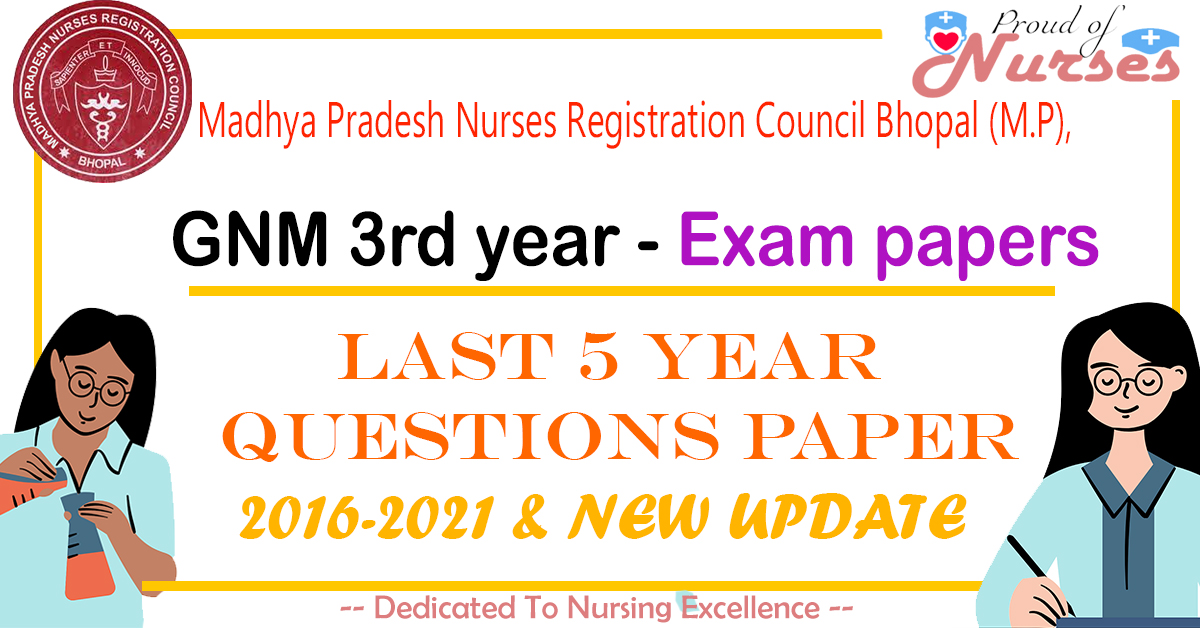 gnm 3rd year research question paper pdf download