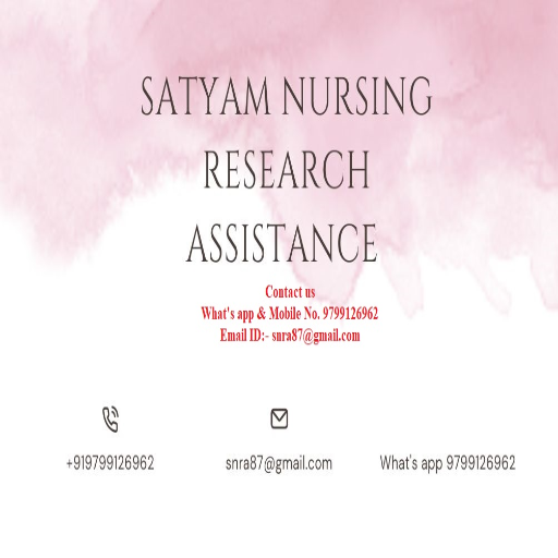 Read more about the article Satyam Nursing Research Assistance (SNRA)
