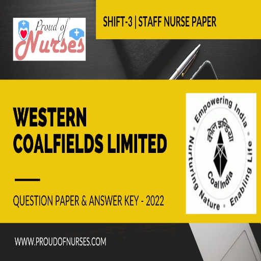 Read more about the article Western Coalfield Limited Staff Nurse Exam Question Paper Shift – 03