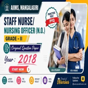 Read more about the article AIIMS Mangalagiri Staff Nurse Grade II 2018 Question Paper PDF Download with Answers & Free Practice Test