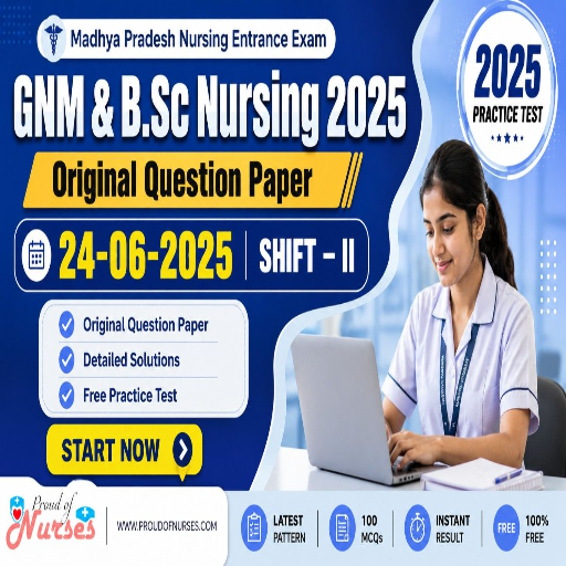 Read more about the article MP PNST GNMTST 2025 Answer Key (24 June Shift 2) for GNM & B.Sc Nursing – Question Paper PDF + Free Mock Test