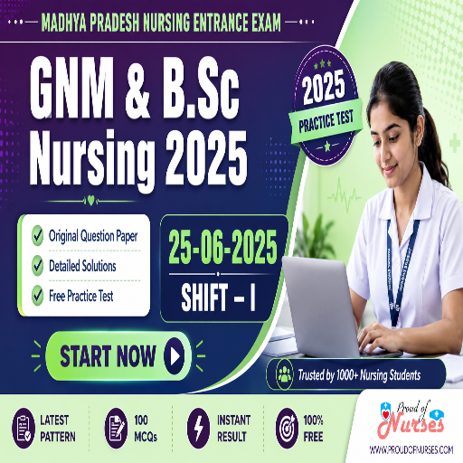 Read more about the article MP PNST Entrance Test 2025 Answer Key (25 June Shift 1) for B.Sc Nursing – Question Paper PDF + Free Mock/Practice Test