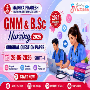 Read more about the article MP PNST Entrance Test 2025 Answer Key (26 June Shift 1) for GNM & B.Sc Nursing – Question Paper PDF + Free Practice & Mock Test