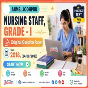 Read more about the article AIIMS Jodhpur Nursing Officer Grade I 2018 Morning Shift Question Paper PDF Download with Answers & Practice Test