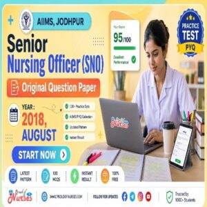 Read more about the article AIIMS Jodhpur Senior Nursing Officer Staff Nurse Grade I 2018 Question Paper PDF Download + Answer Key & Practice Test