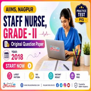 Read more about the article AIIMS Nagpur Nursing Officer Grade II 2018 Question Paper PDF Download with Answers & Practice Test