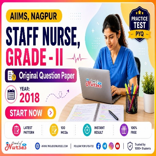 Read more about the article AIIMS Nagpur Nursing Officer Grade II 2018 Question Paper PDF Download with Answers & Practice Test