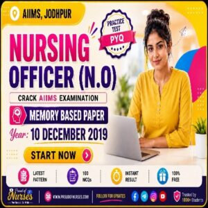 Read more about the article AIIMS Jodhpur Nursing Officer – 2019
